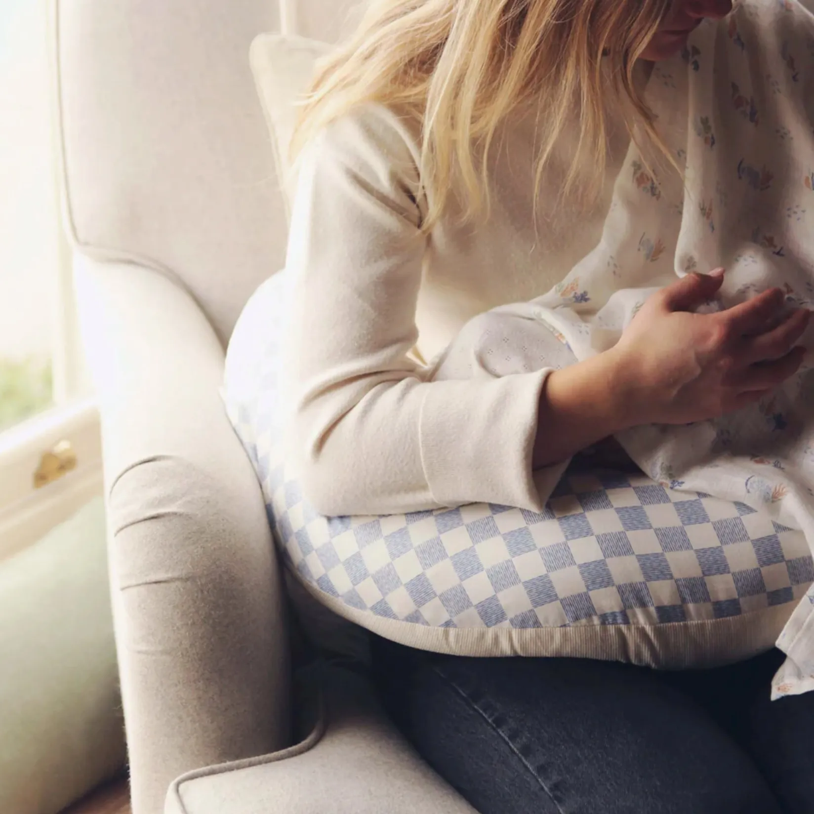 Nursing Pillow - Waves Cushions & Pillows|Breastfeeding