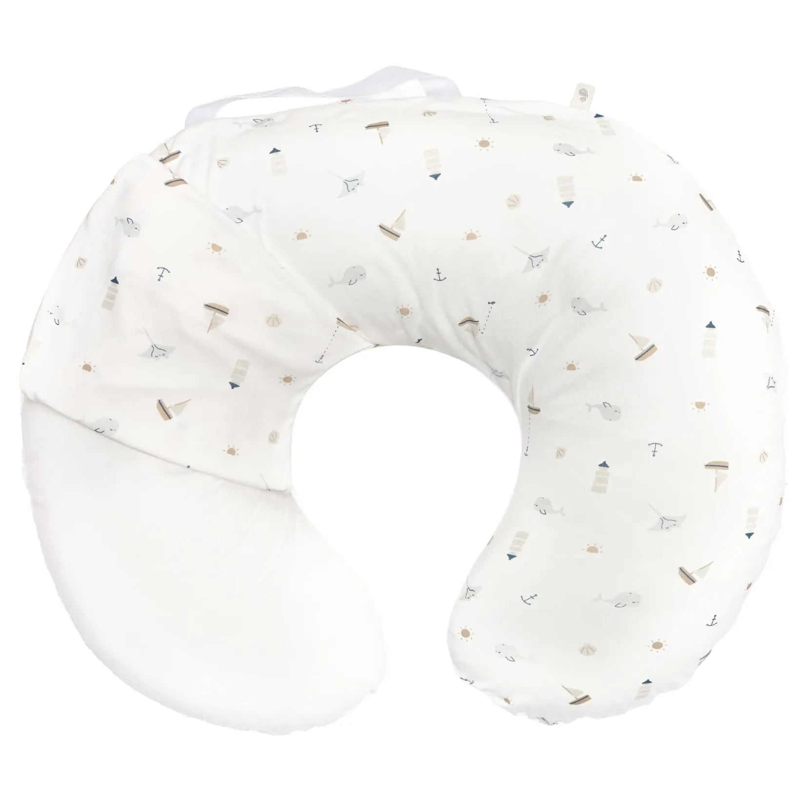 Cushions & Pillows|Breastfeeding>Perlimpinpin Nursing Pillow Bamboo - Ocean
