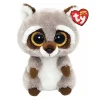 Plush Toys>TY Oakie Raccoon Gray