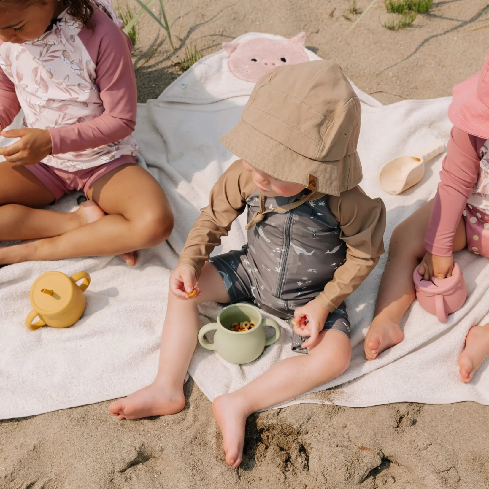 Swimsuits>Perlimpinpin Ocean Swimsuit 6-24m Olive