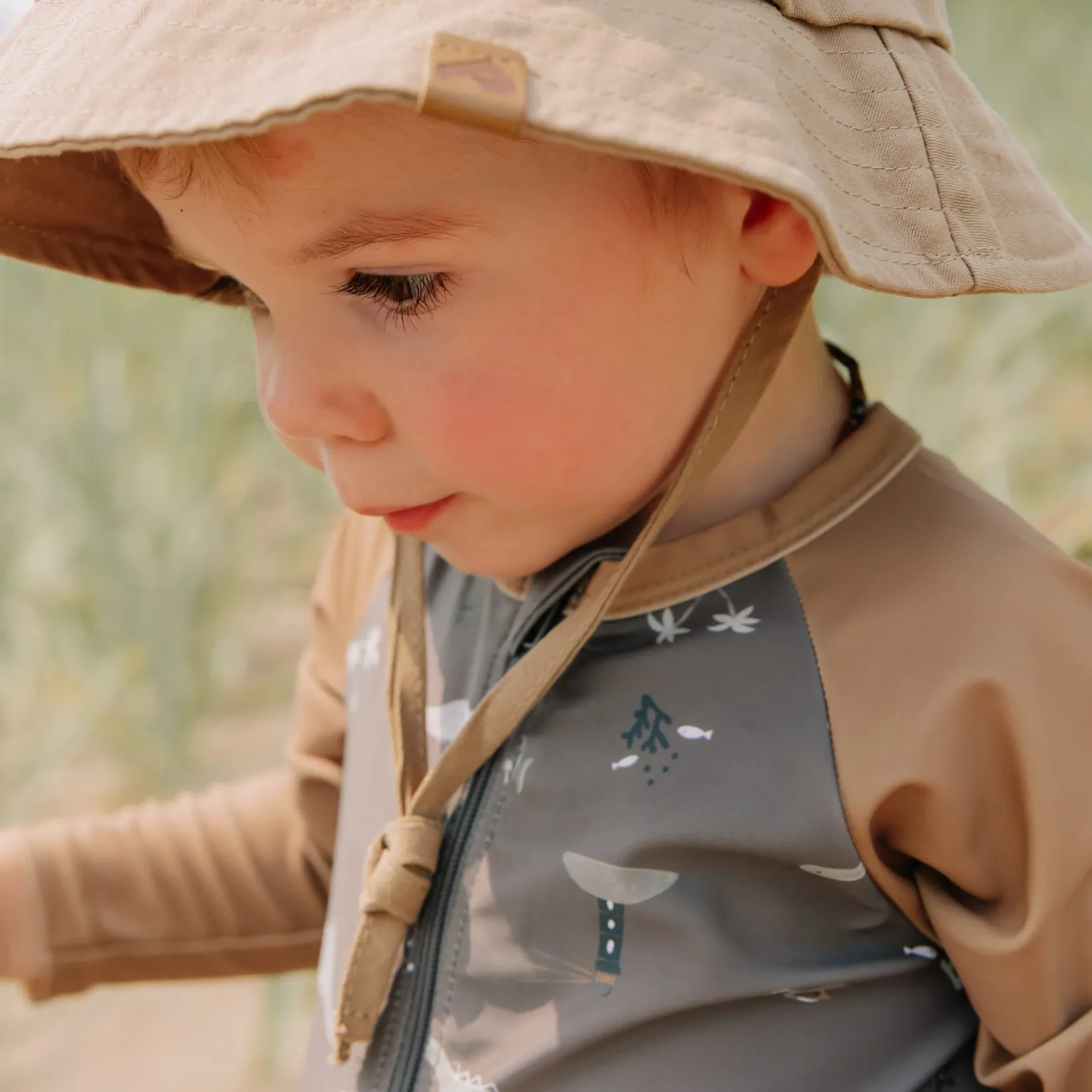 Swimsuits>Perlimpinpin Ocean Swimsuit 6-24m Olive