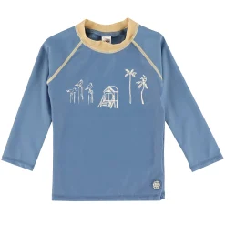 Swimsuits>Calikids Ocean Uv Rashguard 2-9 Blue