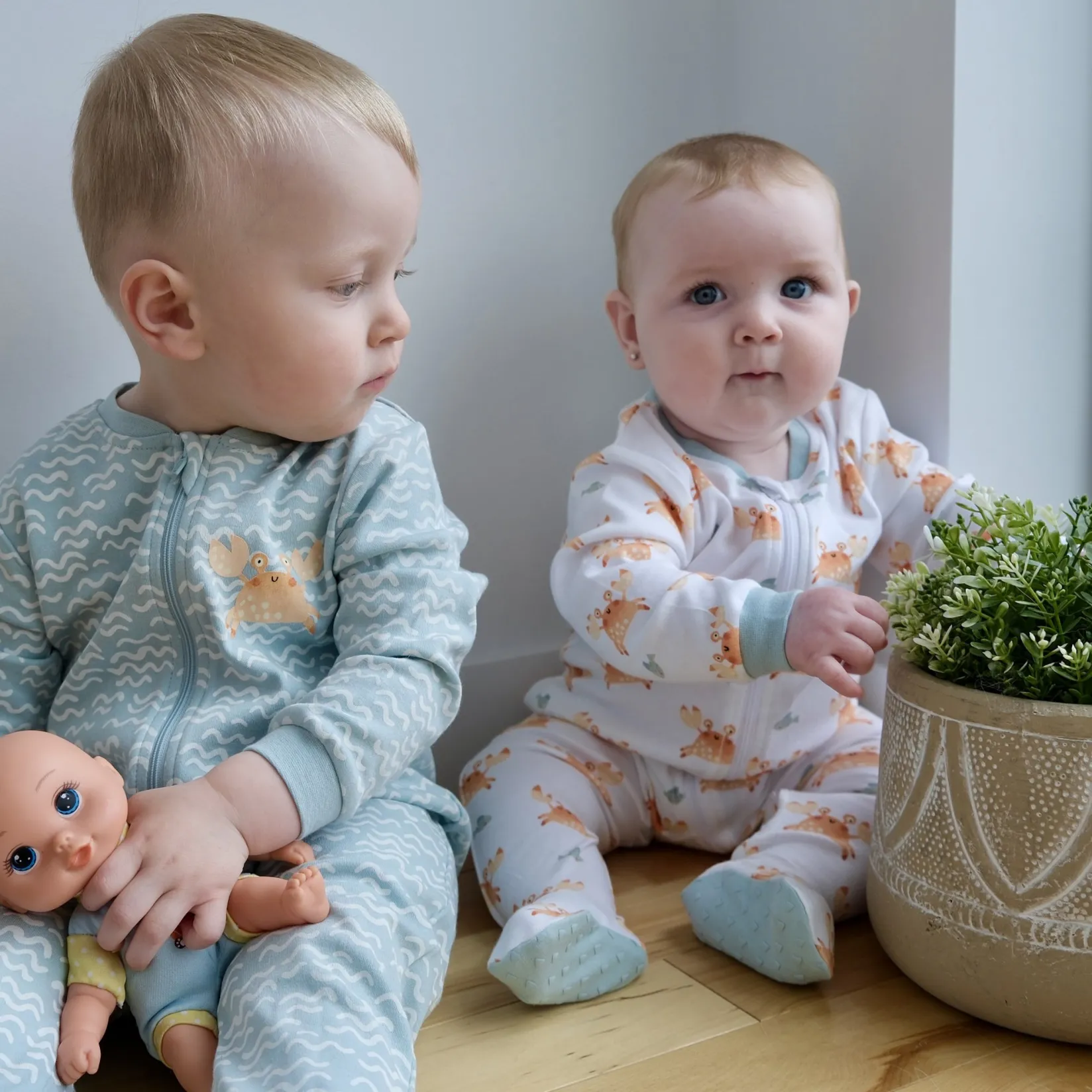 Pajamas|Pyjamas>Bebe Confort Ocean Waves Pajamas 0-30m Blue