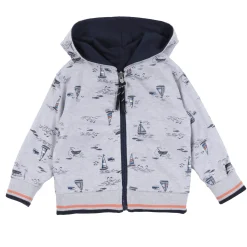 Fleeces And Sweatshirts|Tops>Nano Ocean Zip Hoodie 6-24m Navy
