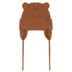 Beanies|Beanies>Deux par Deux Knit Hat 6-24m Ocher