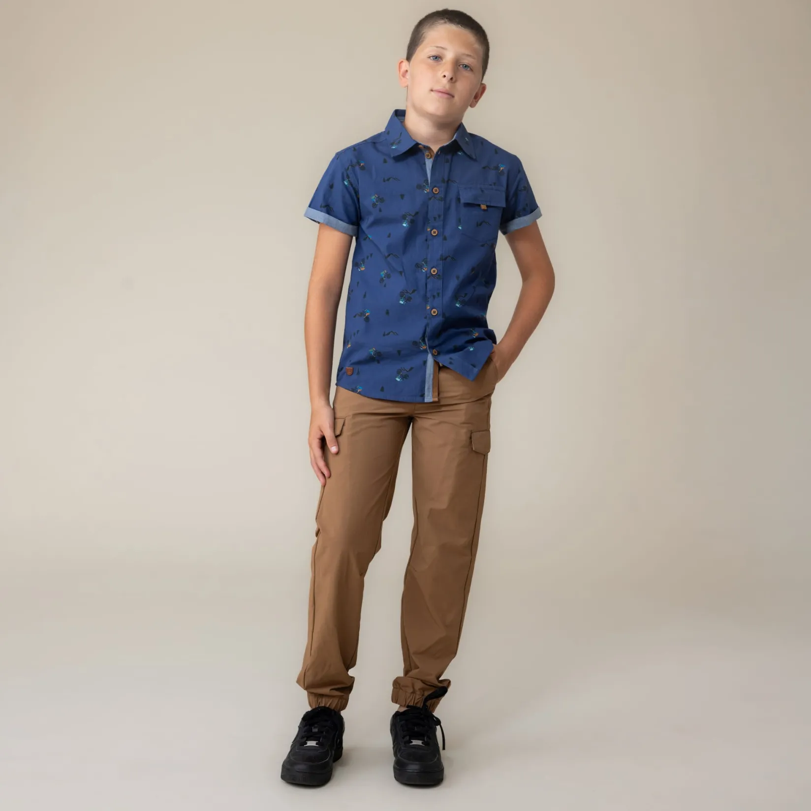 Tops>Nano Off Road Shirt 2-12 Navy