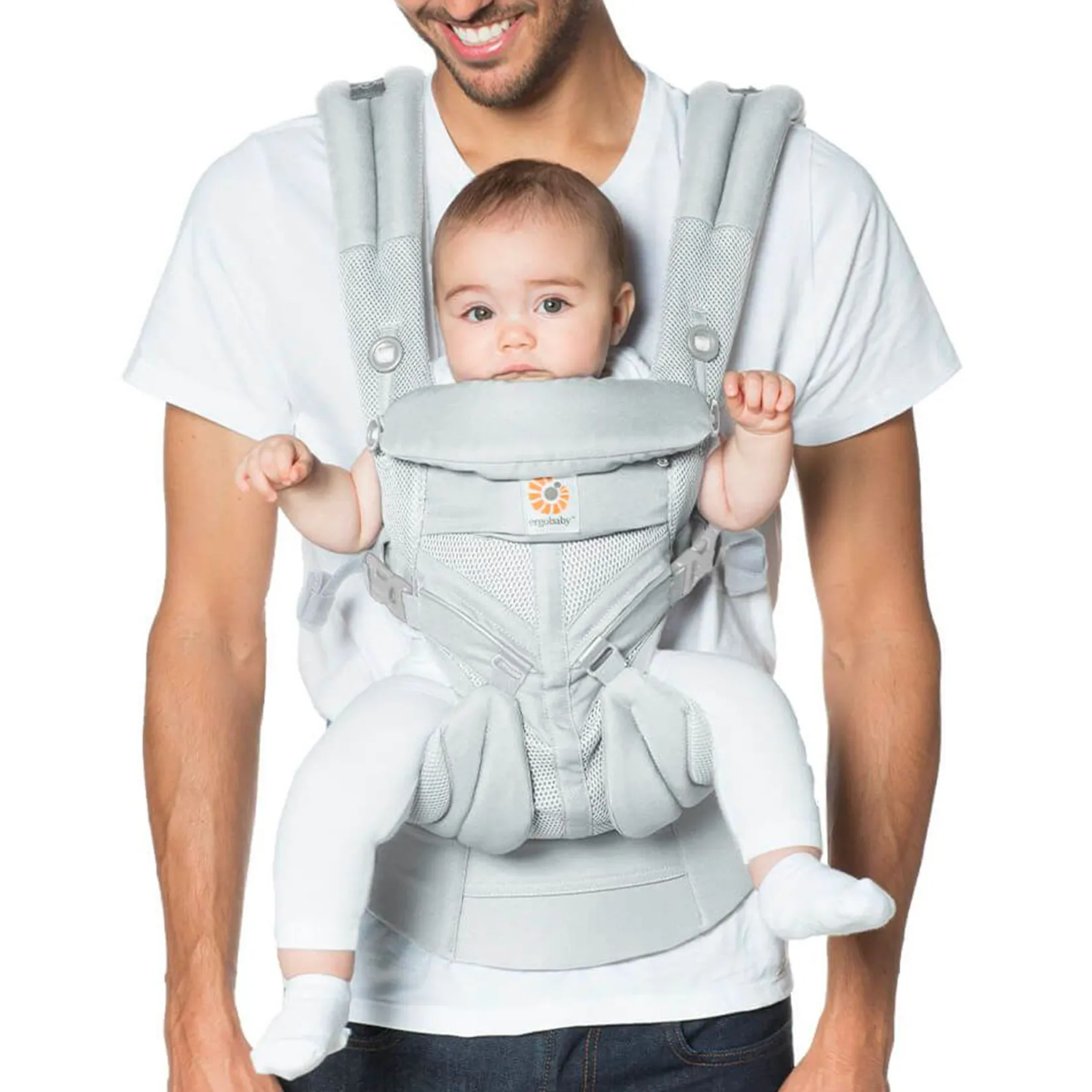 Clearance Omni 360 Baby Carrier All-in-one Cool Air Mesh - Pearl Grey Outdoors & Travel|Baby Carriers