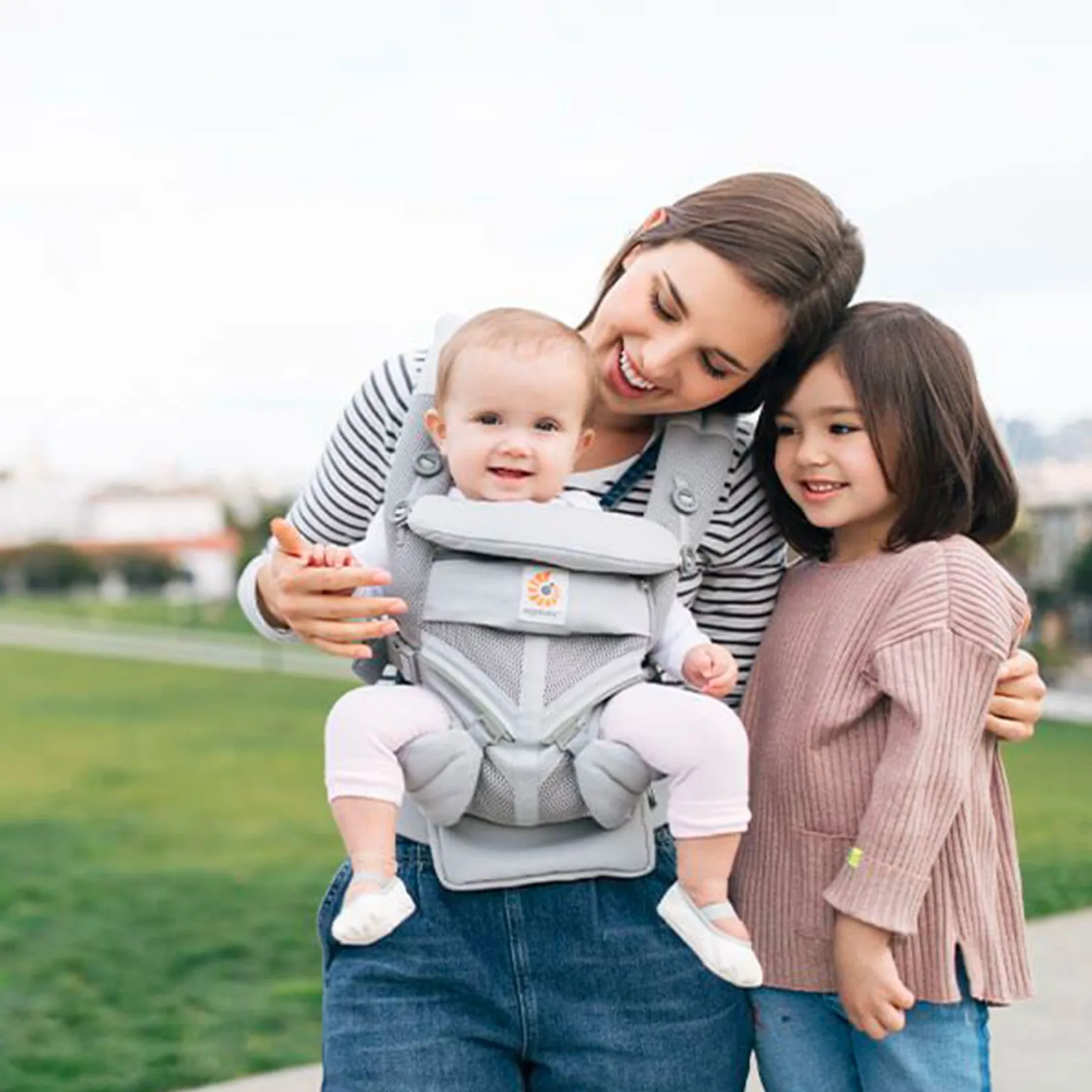 Clearance Omni 360 Baby Carrier All-in-one Cool Air Mesh - Pearl Grey Outdoors & Travel|Baby Carriers