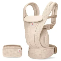Outdoors & Travel|Baby Carriers>Ergobaby Omni Deluxe Carrier Mesh - Natural Beige