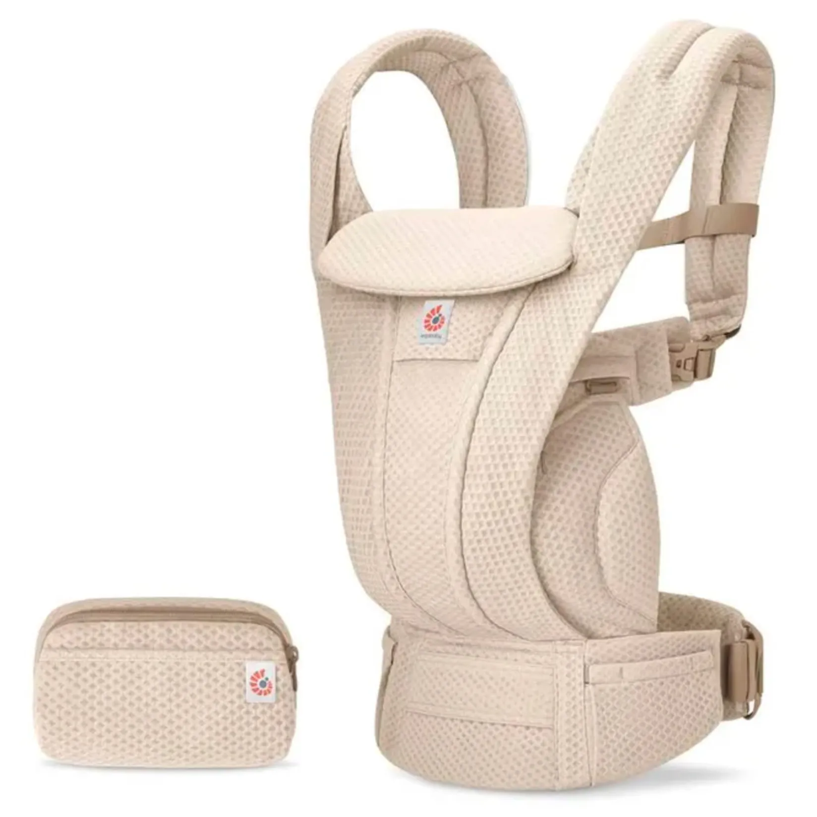 Outdoors & Travel|Baby Carriers>Ergobaby Omni Deluxe Carrier Mesh - Natural Beige