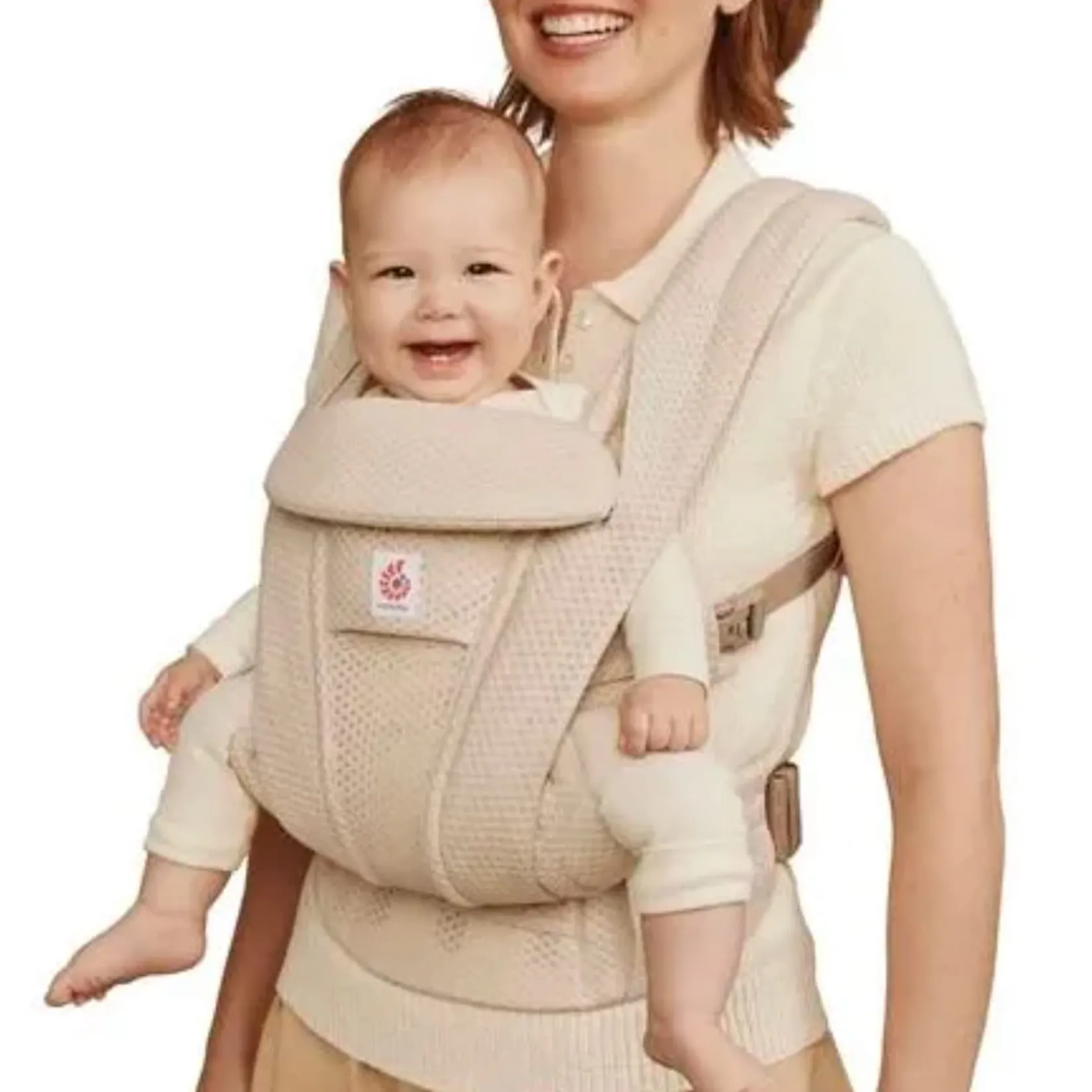 Outdoors & Travel|Baby Carriers>Ergobaby Omni Deluxe Carrier Mesh - Natural Beige