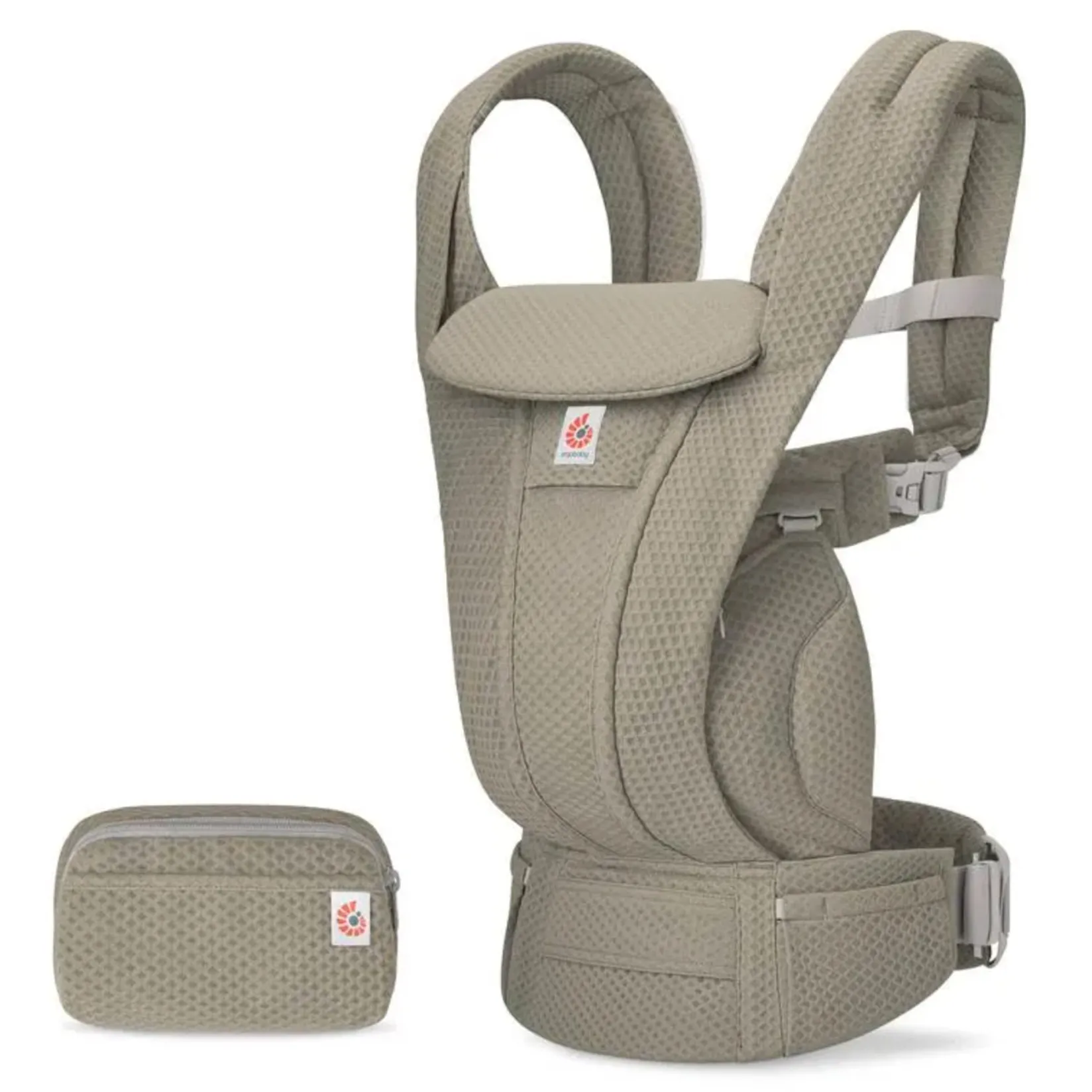 Outdoors & Travel|Baby Carriers>Ergobaby Omni Deluxe Carrier Mesh - Soft Olive