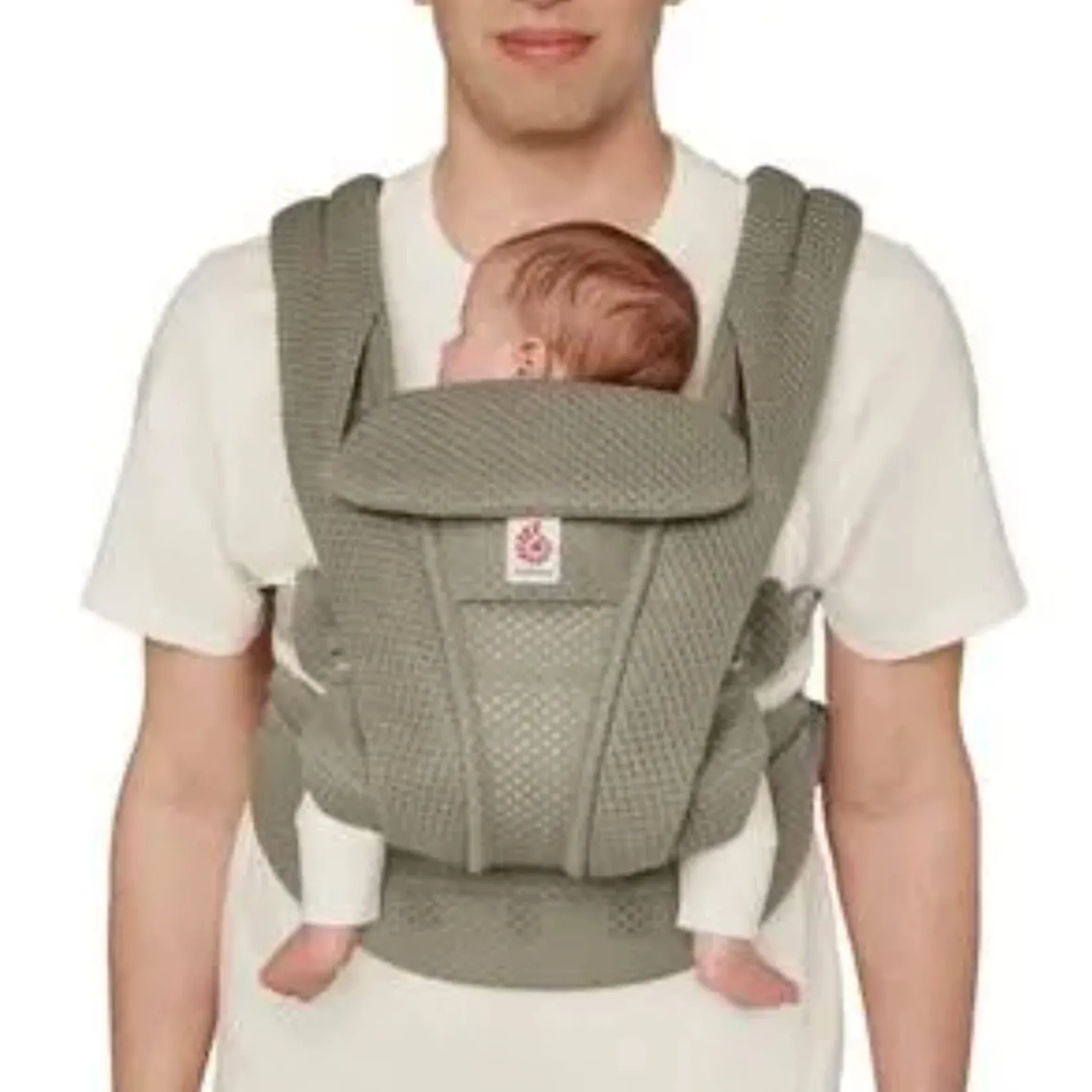 Outdoors & Travel|Baby Carriers>Ergobaby Omni Deluxe Carrier Mesh - Soft Olive