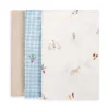 Organic Baby Muslin Blanket (3) - Farm Kids Blankets|Blankets