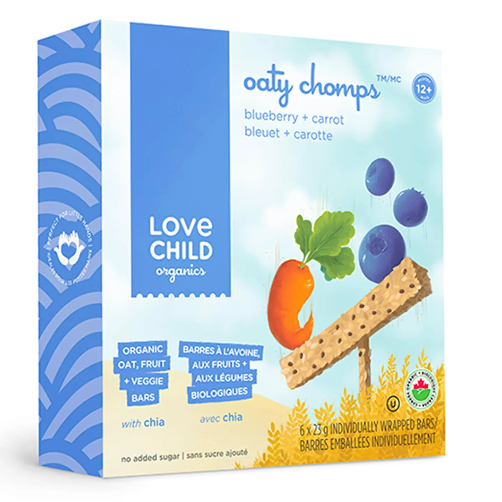 Best Organic Oat Bars- Oaty Chomps - Blueberry and Carrot (From 12 months ) Baby Food & Snacks