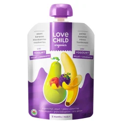 Sale Organic Puree- Power Yo'rridge- Pears, Bananas, Blackberries, Raspberries and Yogurt ( From 6 months ) Baby Food & Snacks