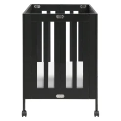 Outlet Origami Mini Crib - Black Finish Cribs & Mattresses|Cribs & Mattresses