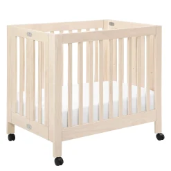 Origami Mini Crib - Washed Natural Cribs & Mattresses|Cribs & Mattresses