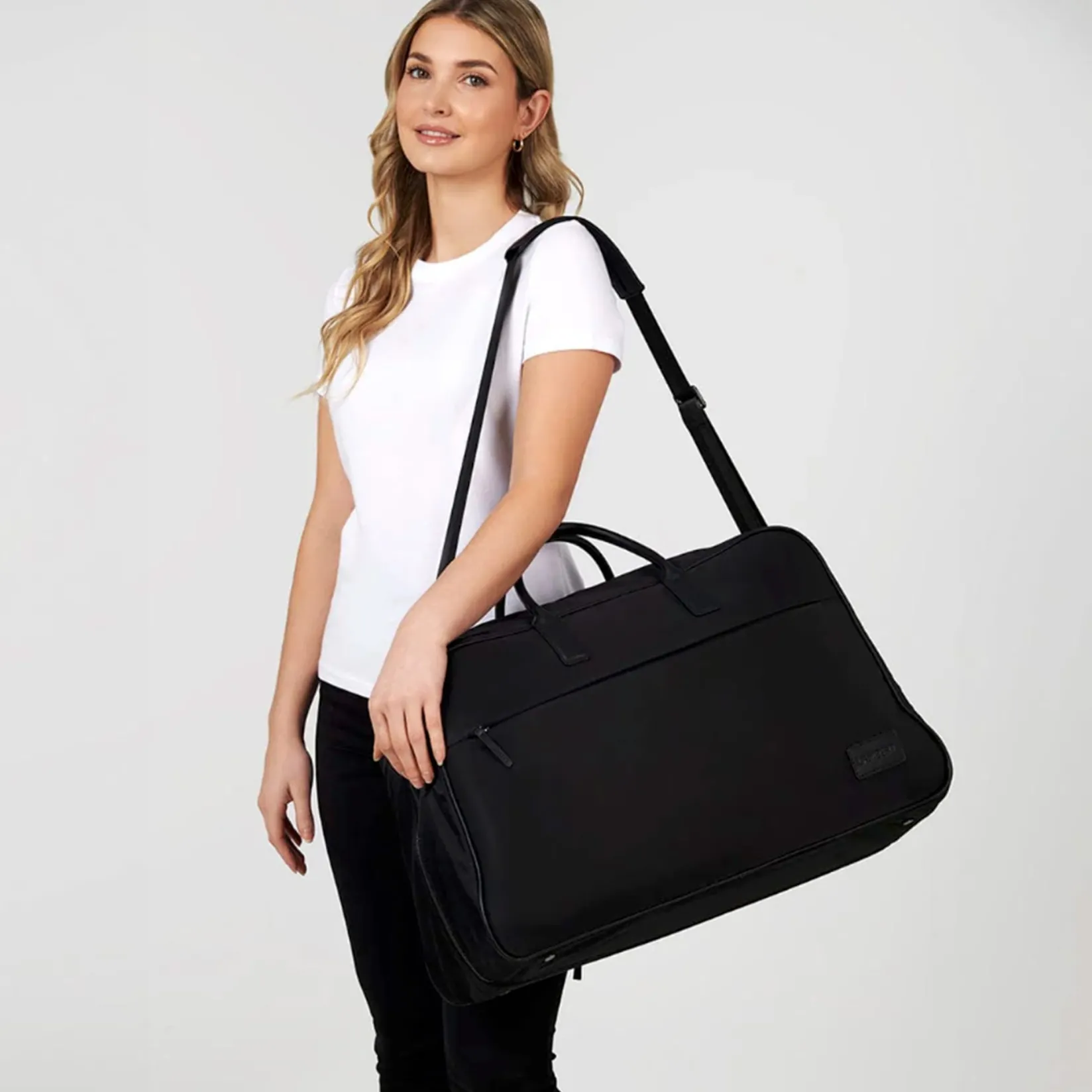 Clearance Oslo- Recycled Nylon Black Bag Handbags & Purses|Diaper Bags