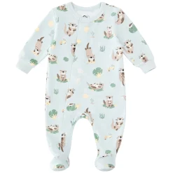 Preemie Clothing|Pajamas>Colle Colle Otters Magnetic Pajamas P-18m Blue