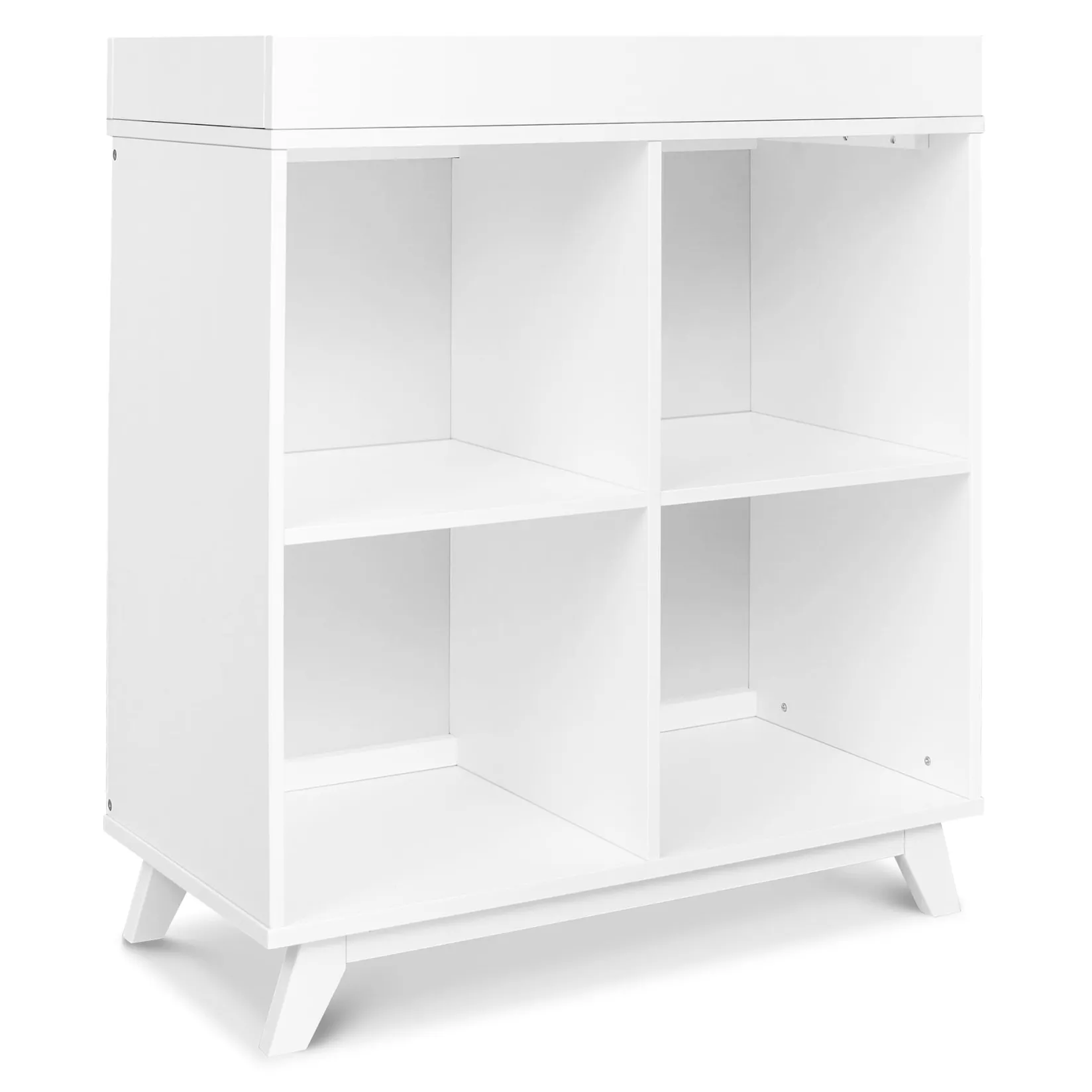 Online Otto Convertible Changing Table and Cubby Bookcase - White Changing Tables