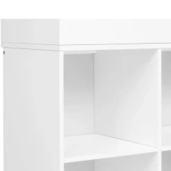 Online Otto Convertible Changing Table and Cubby Bookcase - White Changing Tables