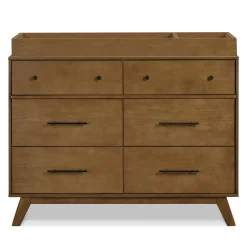 Outlet Otto 6-Drawer Dresser - Walnut Storage Furniture