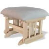 Gliders & Rocking Chairs|Gliders & Rocking Chairs>Goberce Ottoman naturel fabric LIN20