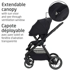 Outlet Oxford Stroller - Twillic Black Kids Strollers|Strollers & Trailers