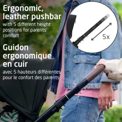 Outlet Oxford Stroller - Twillic Black Kids Strollers|Strollers & Trailers