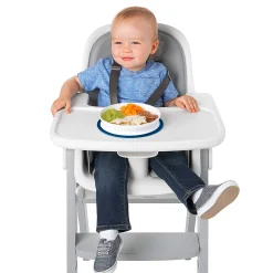 Discount Stick and Stray Suction Plate - Navy Kids Plates & Placemats|Tableware