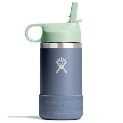 Tableware|Bottles & Insulated Bottles>Hydro Flask 12oz Kids Wide Straw Bottle Grey/Green