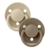 Pacifiers & Clips|Pacifiers & Clips>Bibs Pacifier (2) De Lux 0-36mois - Vanille/Oat