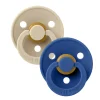 Pacifiers & Clips|Pacifiers & Clips>Bibs Pacifier (2) 0-6m - Vanilla/Cornflower (Size 1)