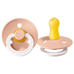 Pacifiers & Clips|Pacifiers & Clips>Bibs Pacifier 0-6m (2) - Glow Blush (Size 1)