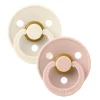Discount Pacifier 18-36m (2) - Ivory / Blush (Size 3) Pacifiers & Clips|Pacifiers & Clips