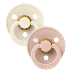 Discount Pacifier 18-36m (2) - Ivory / Blush (Size 3) Pacifiers & Clips|Pacifiers & Clips