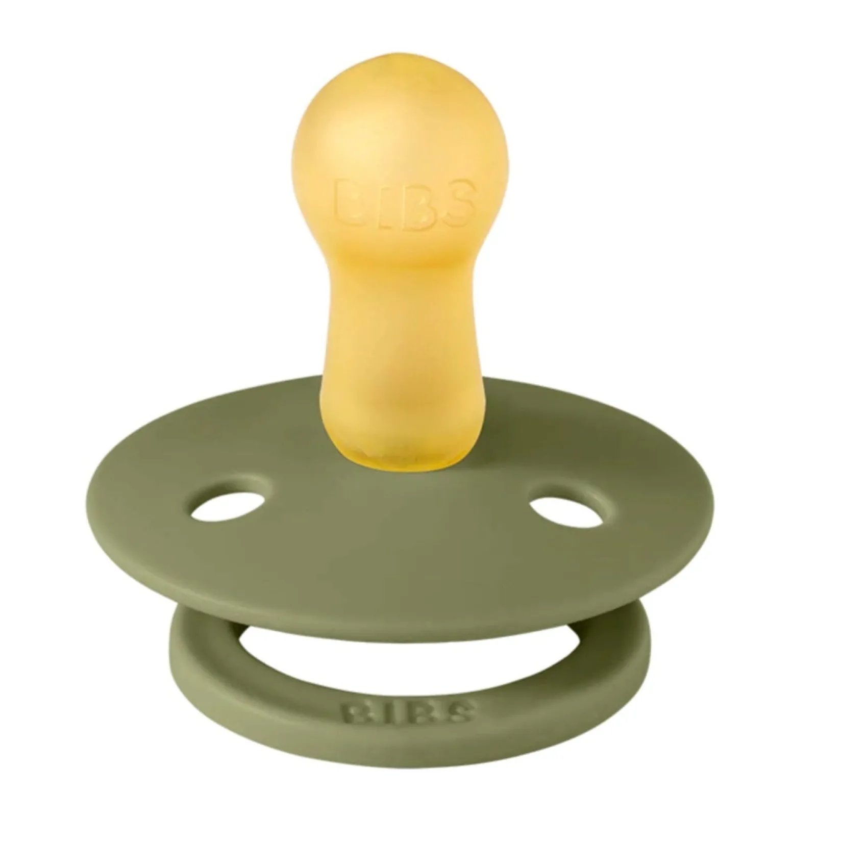 Pacifiers & Clips|Pacifiers & Clips>Bibs Pacifier 6-18m (2) - Olive (Size 2)