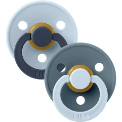 Pacifiers & Clips|Pacifiers & Clips>Bibs Pacifier 6-18M(2)FusionBlu