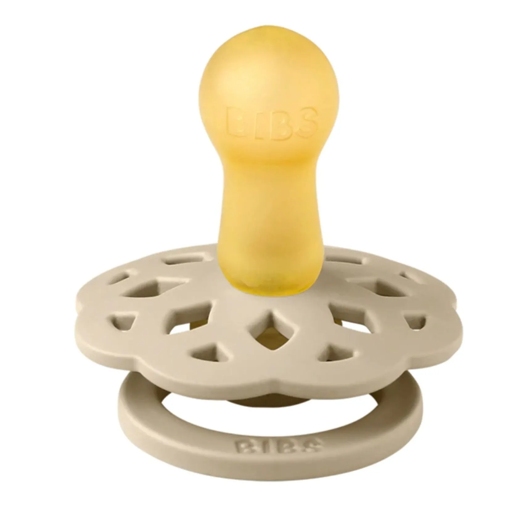 Pacifiers & Clips|Pacifiers & Clips>Bibs Pacifier Boheme (2) 6-18m - Vanilla (Size 2)