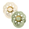 Pacifier Boheme 2-Pack 6-18m - Ivory / Sage (Size 2) Pacifiers & Clips|Pacifiers & Clips