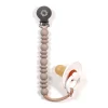 Pacifiers & Clips|Pacifiers & Clips>Bulle Pacifier Clip - Inox Taupe