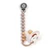 Pacifier Clip - Inox Wood Taupe Pacifiers & Clips|Pacifiers & Clips