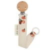 Pacifiers & Clips|Pacifiers & Clips>Avery Row Pacifier Clip - Peaches