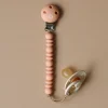 Online Pacifier Clip Halo - Peach Pacifiers & Clips|Pacifiers & Clips