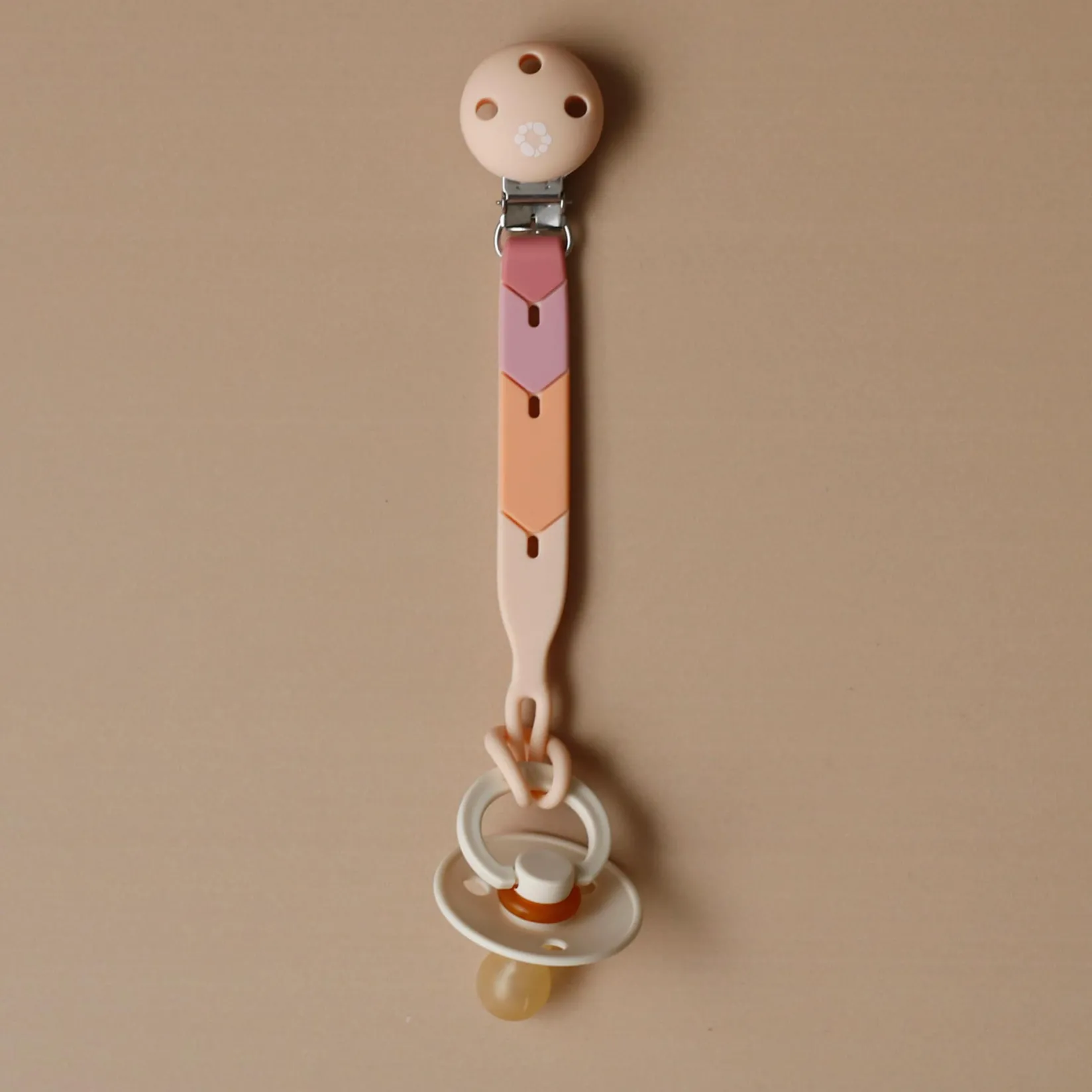 Pacifier Clip Retro - Pink Pacifiers & Clips|Pacifiers & Clips
