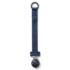 Pacifiers & Clips|Pacifiers & Clips>Elodie Pacifier Clip Wood - Juniper Blue