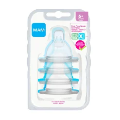 Breastfeeding|Bottles & Nipples>Mam Baby Pacifiers (4) 6+months X Cut - Level X