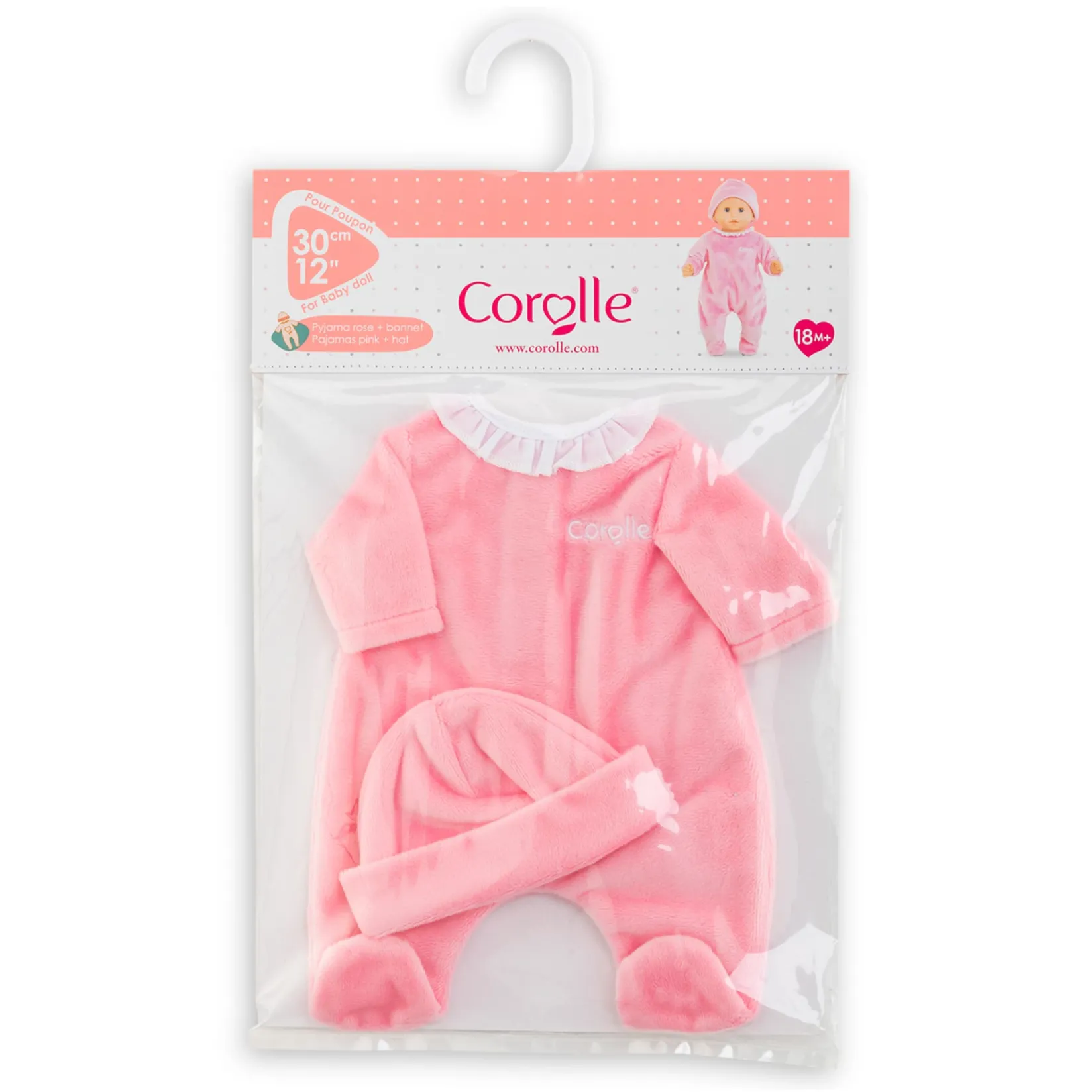 New Pajamas Pink & Hat Dolls