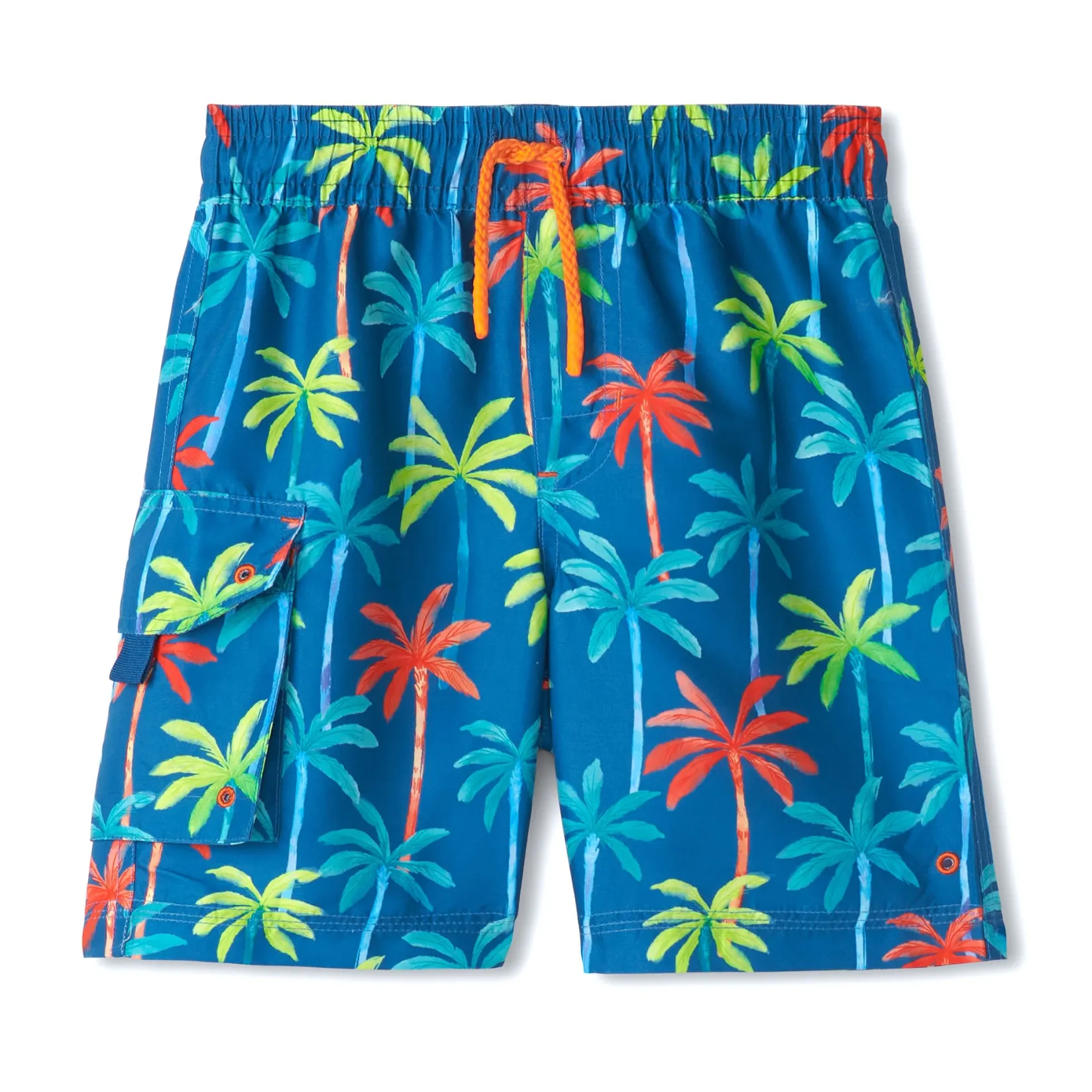 Swimsuits>Hatley Palm Boardshort 3-6y Blue